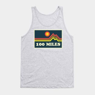 100 Mile Trail and Ultra Running Mountains Tank Top